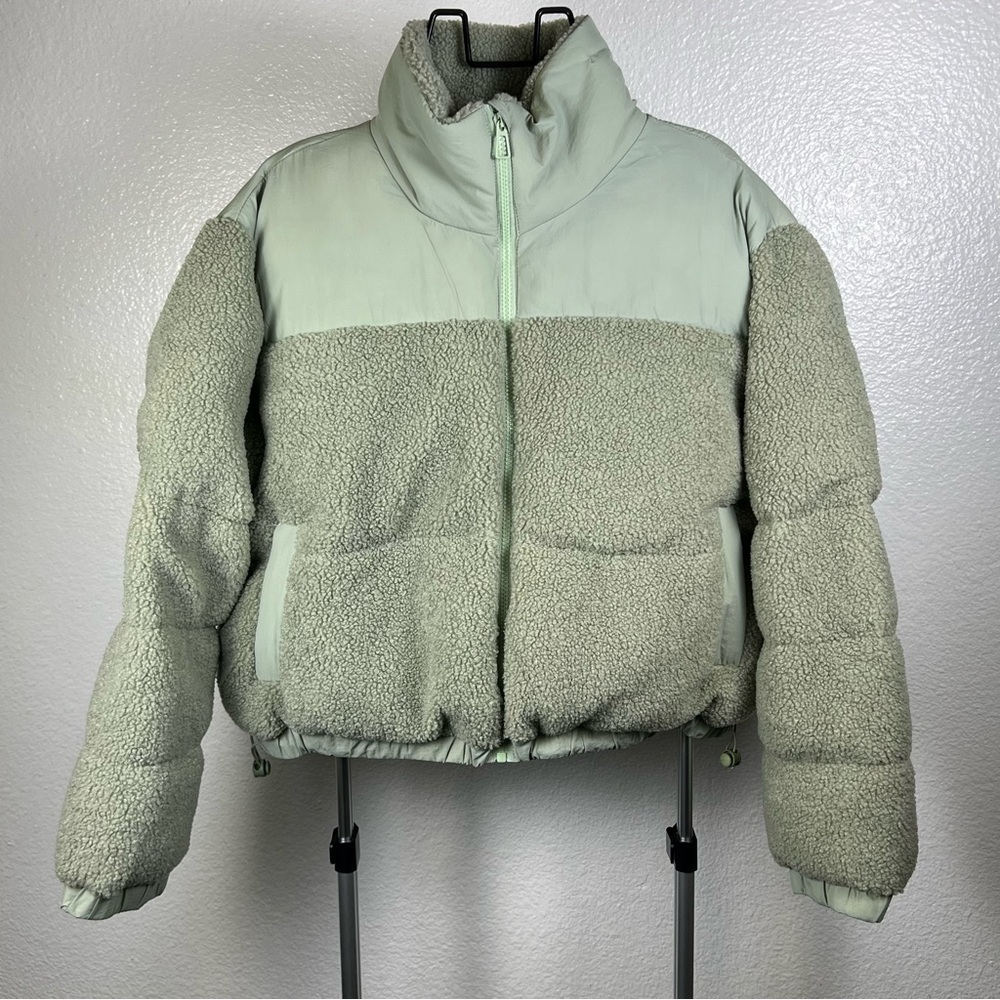 Liv & Lottie Desert Dage Teddy Puffer Jacket Size L